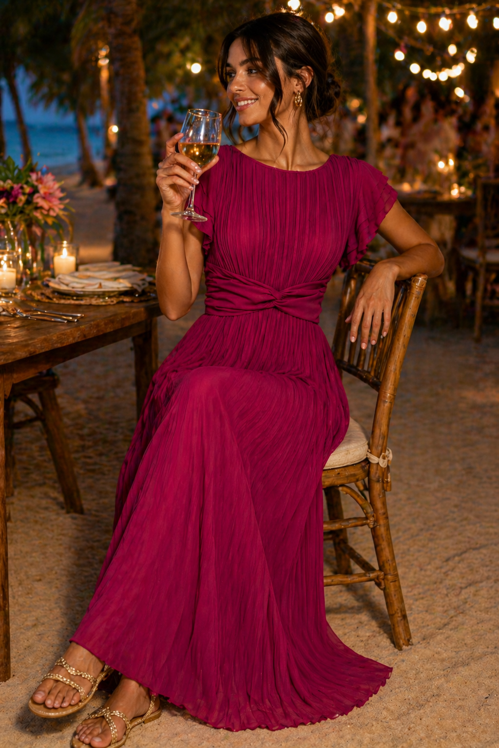 Julia | Vestido Plisado