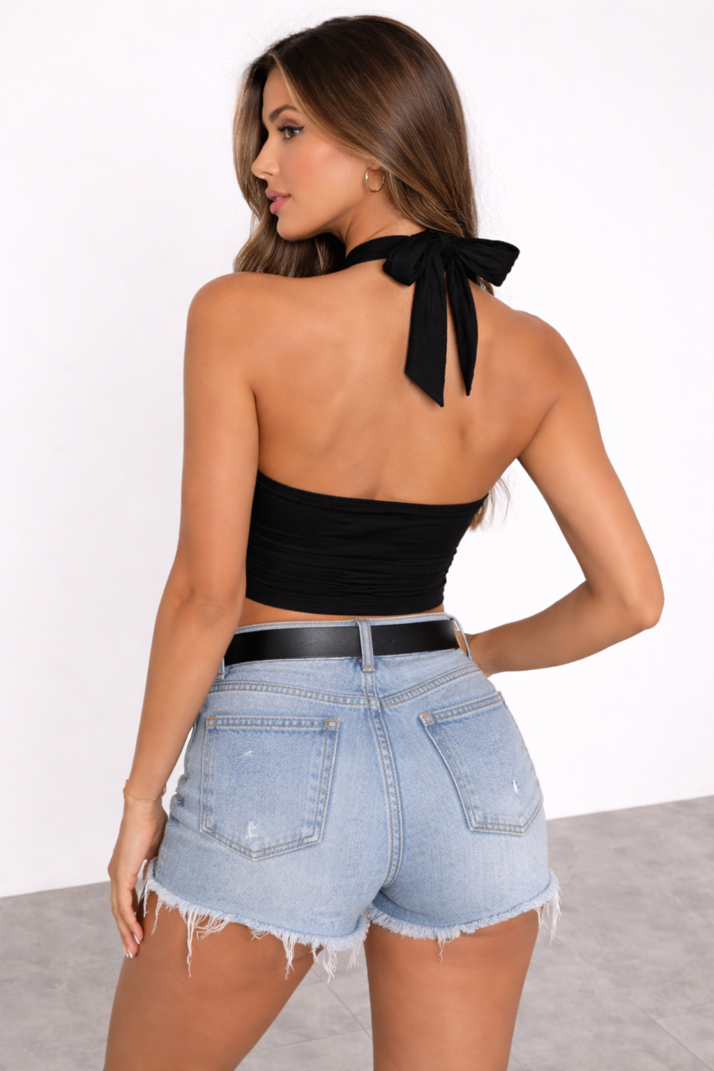Carla | Top Halter Ajustado