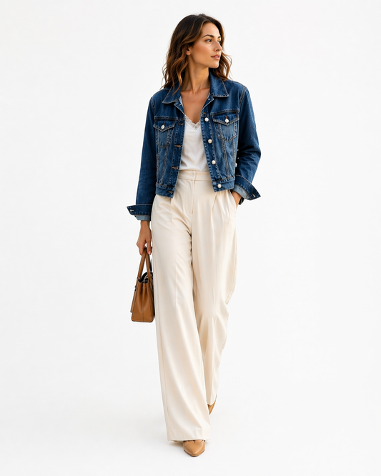 Aurora-Chaqueta Vaquera Clásica