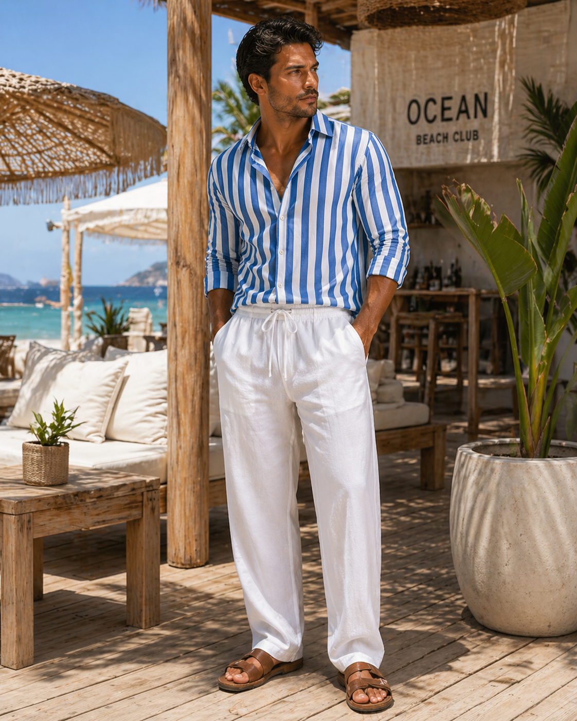 Jesús | Pantalones Lino
