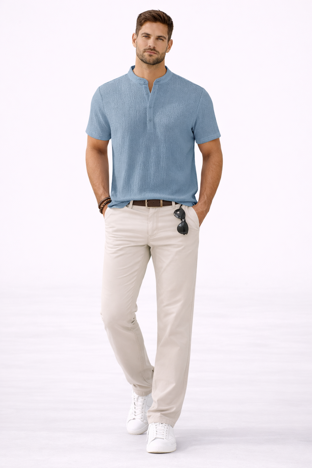 Felipe | Camiseta Cuello Mao