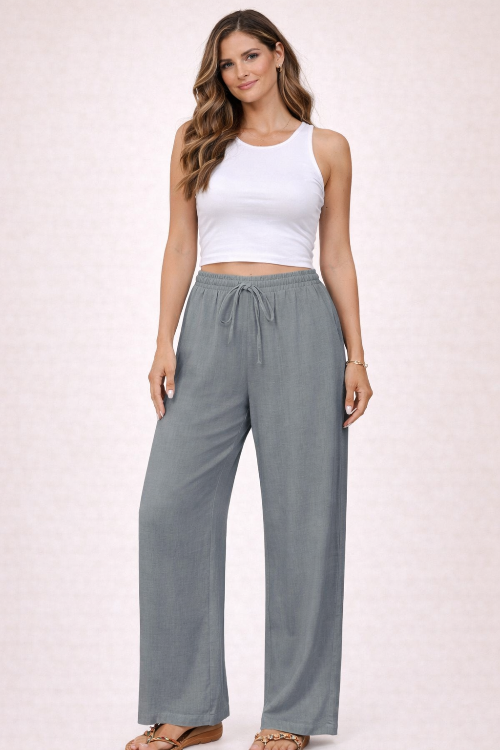 Pantalones con Algodón