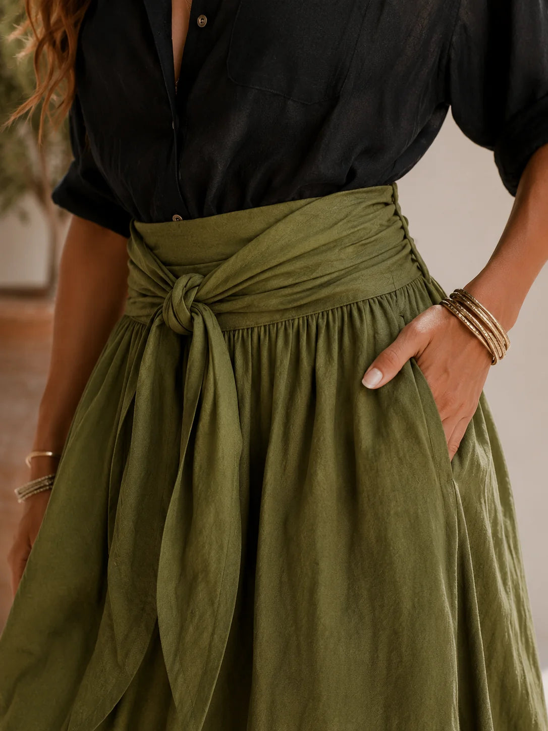 Elisabeth | Conjunto de falda y camisa Palermo