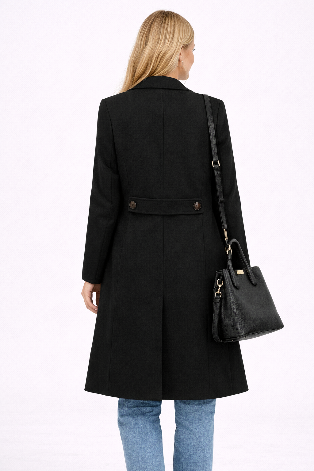 Ana-Abrigo con Solapa Clásica