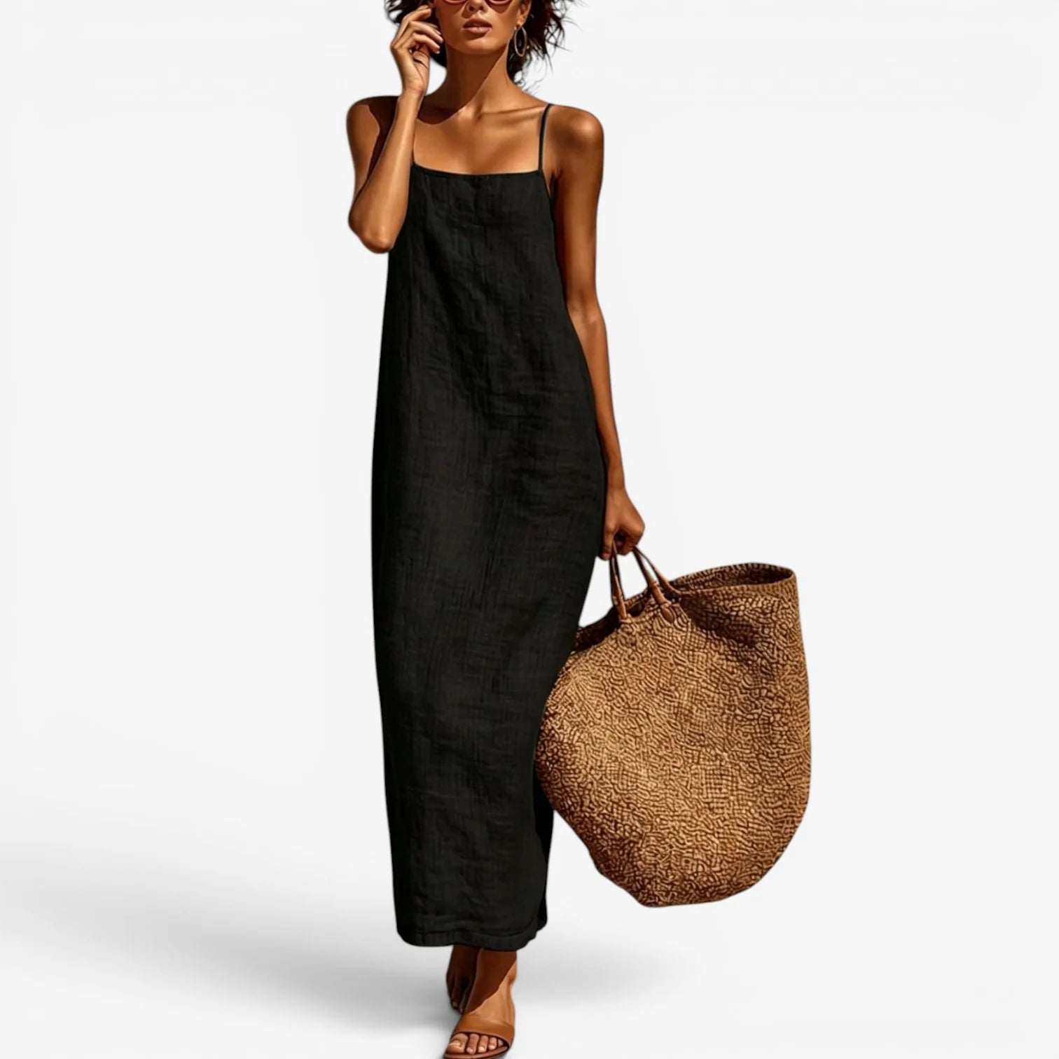 Desiré | Vestido largo de lino