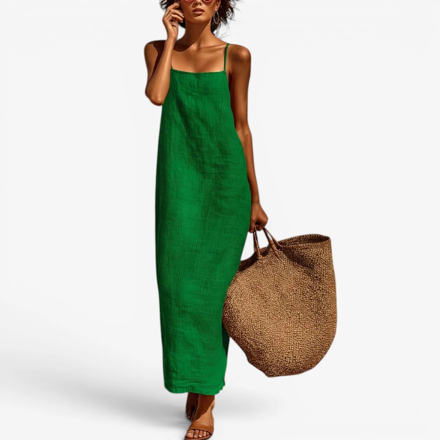 Desiré | Vestido largo de lino