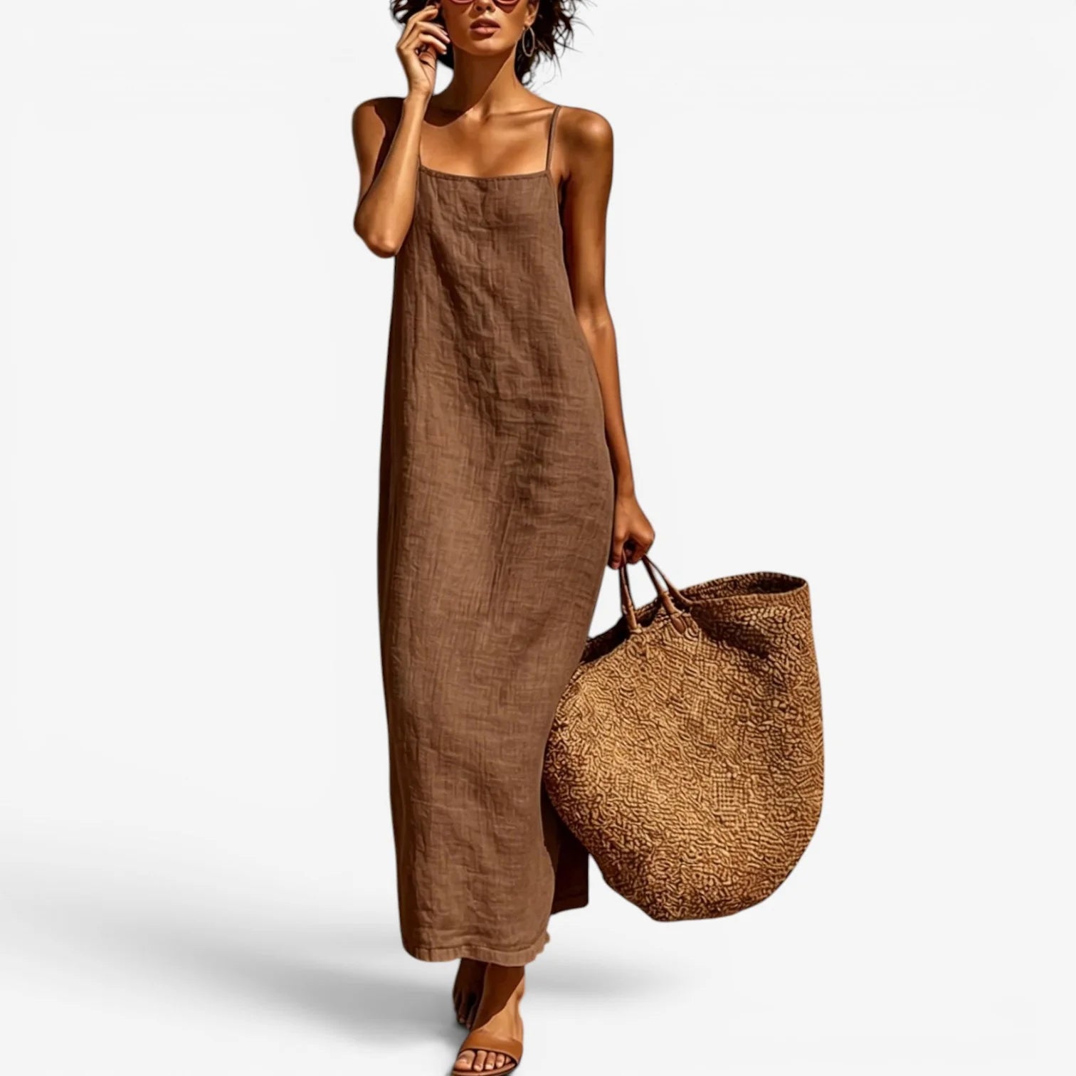 Desiré | Vestido largo de lino