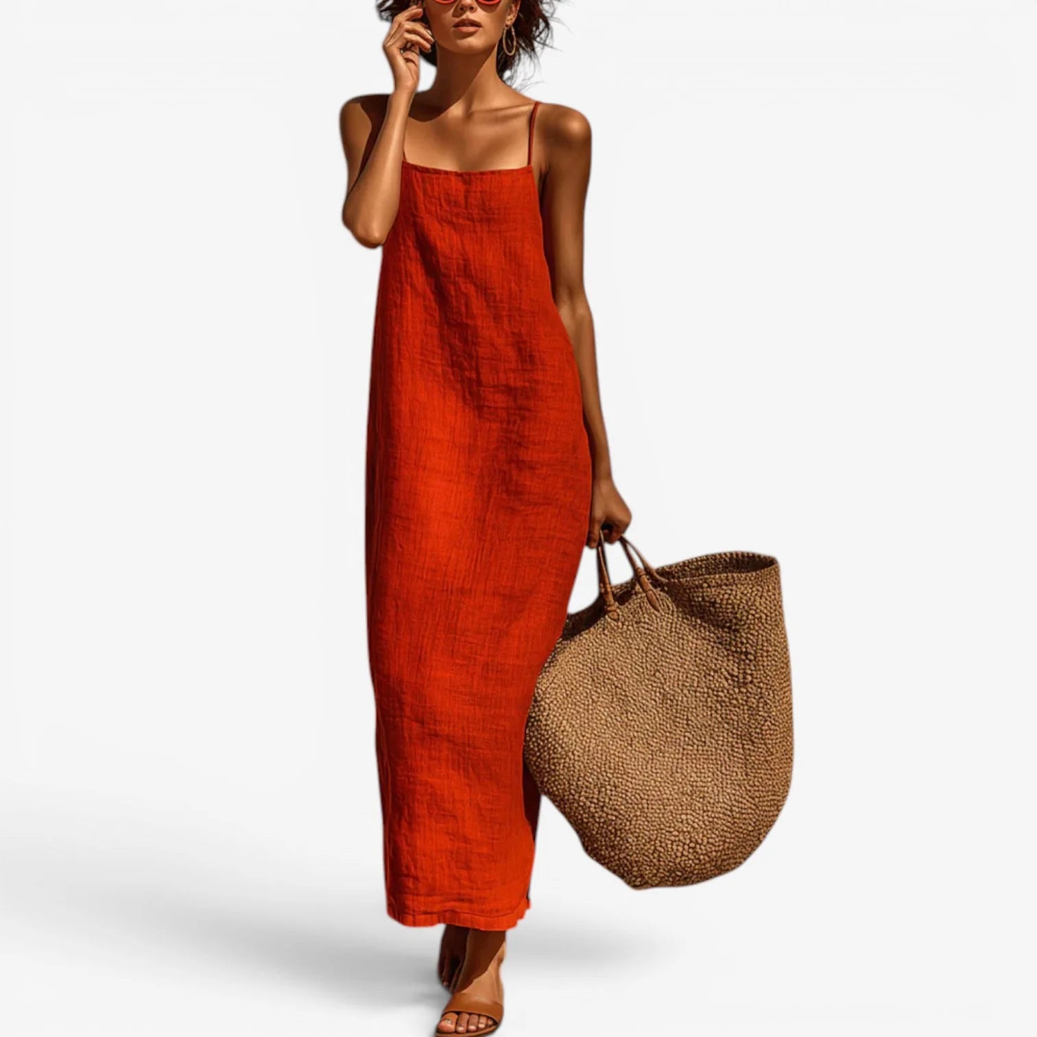 Desiré | Vestido largo de lino