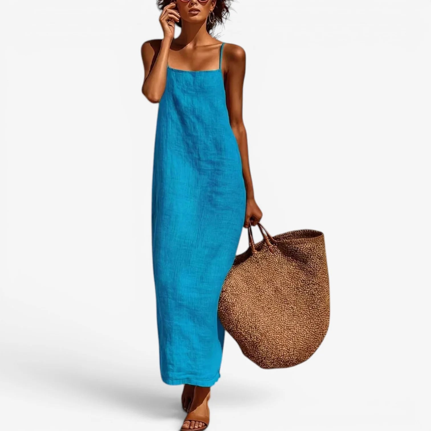 Desiré | Vestido largo de lino