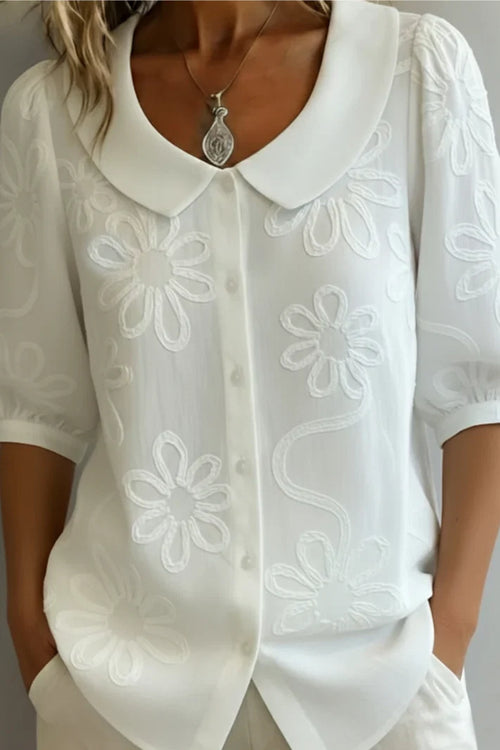 Amanda | Elegante blusa floral