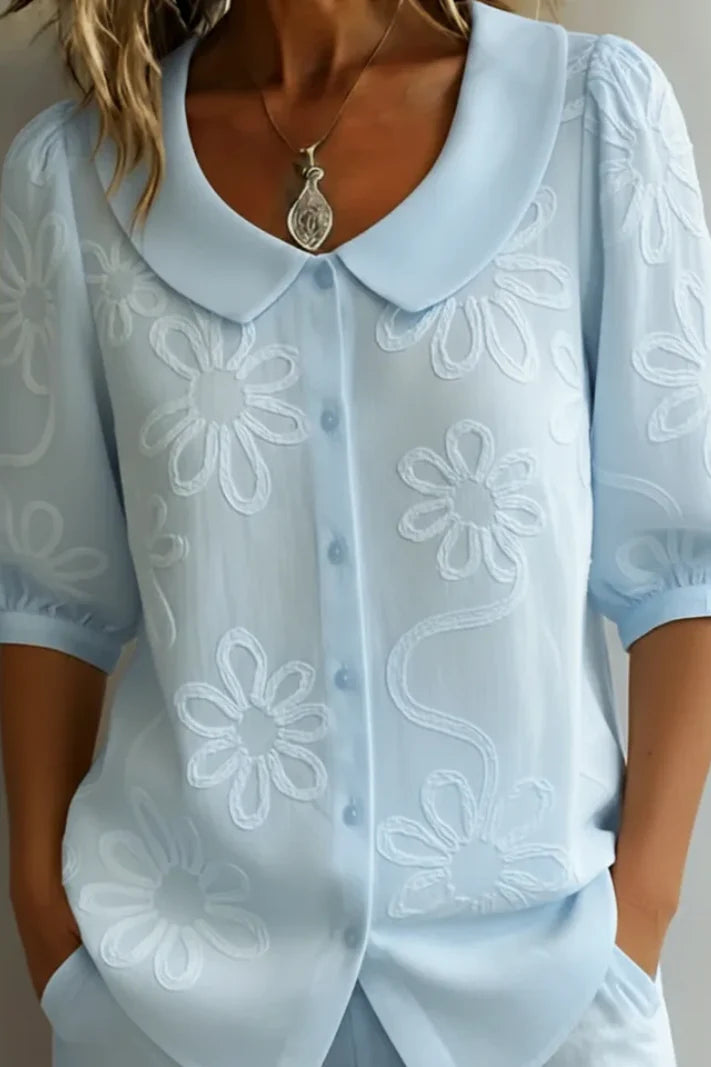 Amanda | Elegante blusa floral