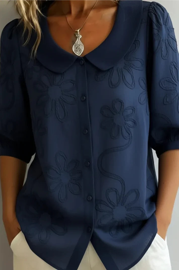 Amanda | Elegante blusa floral