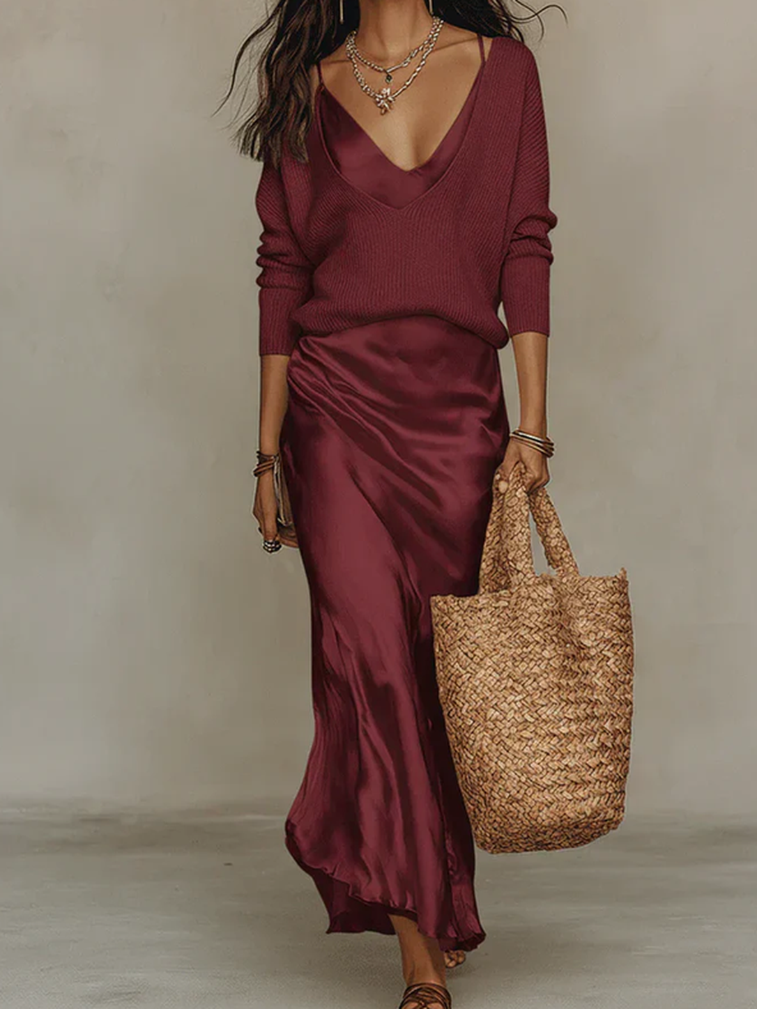 Esperanza | Vestido Lencero y Punto