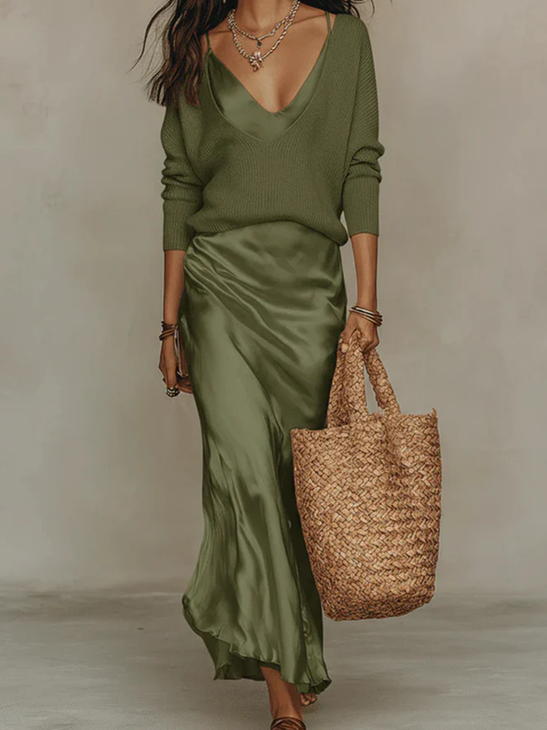 Esperanza | Vestido Lencero y Punto